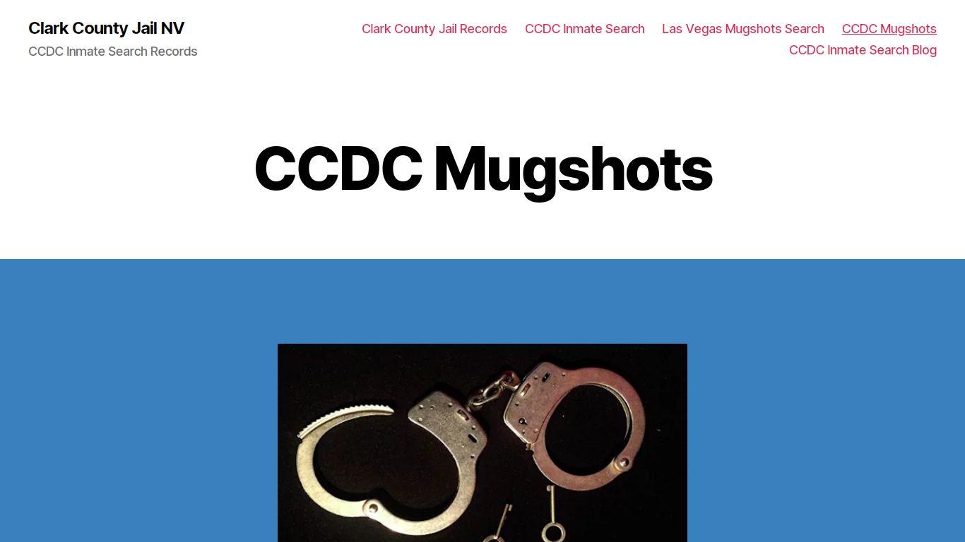 CCDC Mugshots - Clark County Jail NV