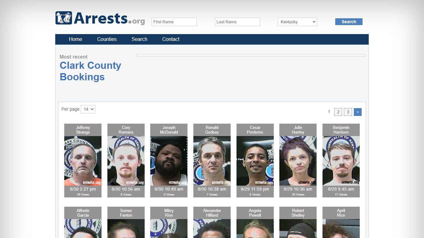 Clark County Arrests and Inmate Search